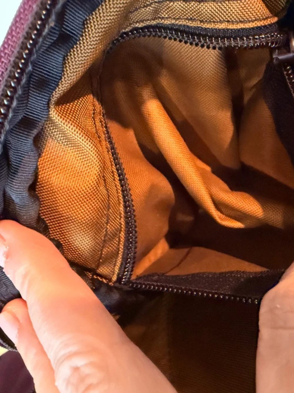 Tom Bihn Luminary 15 Backpack — Aubergine 525 Ballistic / Coyote 210 Ballistic - Picture 6 of 6